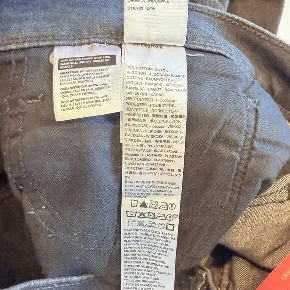 LEVI'S Women's Black 311 Shaping Skinny Jeans Size 8 short 29Wx30L NWT - Picture 9 of 9